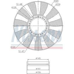 A/C Condenser Fan - Front